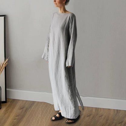 Lace-Up Maxi Dress
