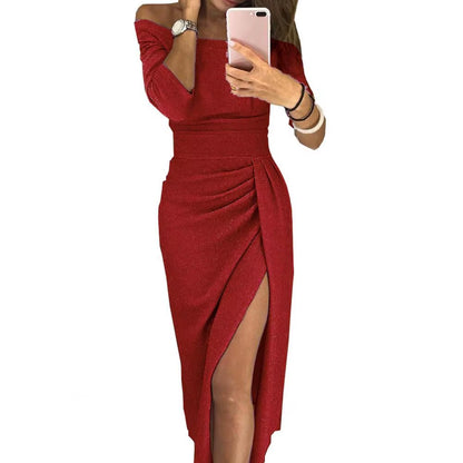 Shiny Bodycon Dress