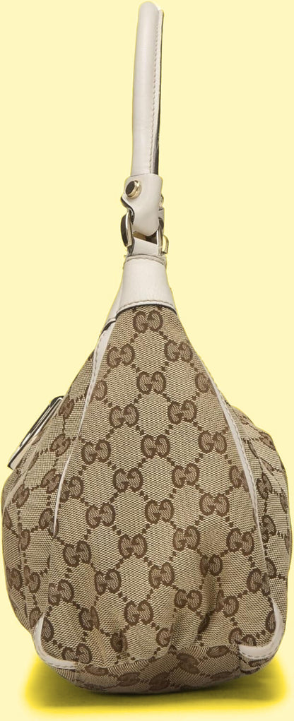 Gucci GG Canvas Small D-Ring Hobo Bag
