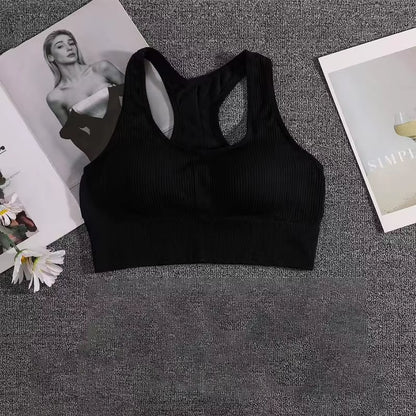 Women Sports Bra Top Push up Fitness Yoga Bra Underwear Sport Tops for Women Breathable Running Vest Gym Wear Female Underwear