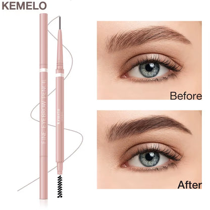 1.5Mm Ultra Fine Double-Ended Eyebrow Pencil () Waterproof Sweat-Proof Long Lasting Professional Eye Makeup for Women