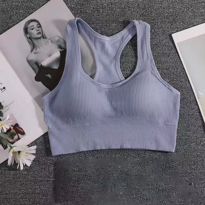 Women Sports Bra Top Push up Fitness Yoga Bra Underwear Sport Tops for Women Breathable Running Vest Gym Wear Female Underwear