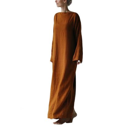 Lace-Up Maxi Dress