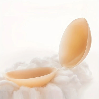 Invisible Push-Up Bra – Silicone, Strapless & Backless with Adhesive Support