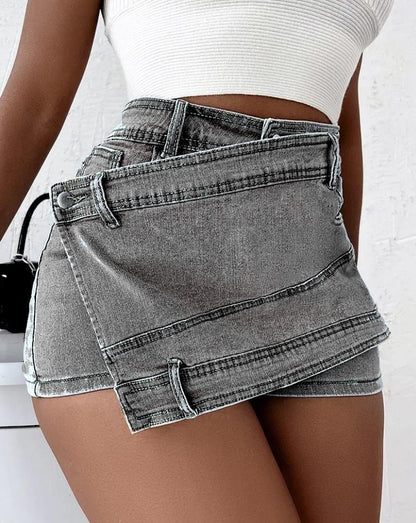 Vintage Denim Skorts 