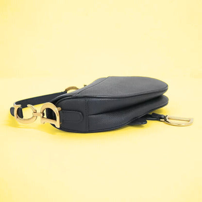 Christian Dior Black Saddle Mini Bag