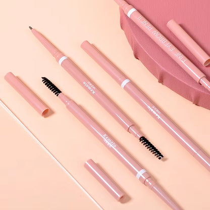 1.5Mm Ultra Fine Double-Ended Eyebrow Pencil () Waterproof Sweat-Proof Long Lasting Professional Eye Makeup for Women