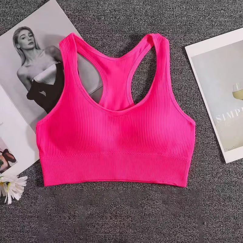 Women Sports Bra Top Push up Fitness Yoga Bra Underwear Sport Tops for Women Breathable Running Vest Gym Wear Female Underwear