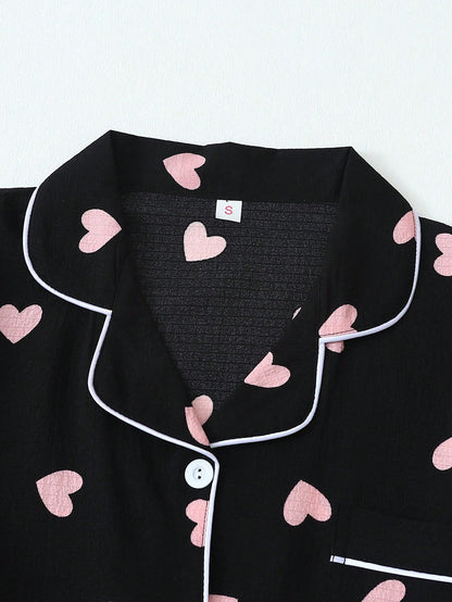 2Pcs Printed Sleepwear