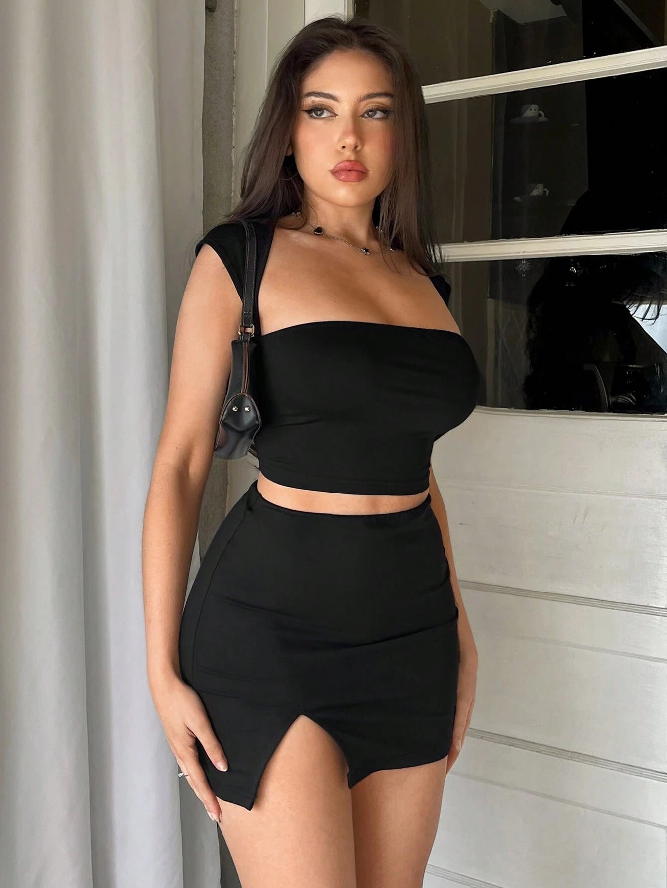 Crop Top & Mini Skirt