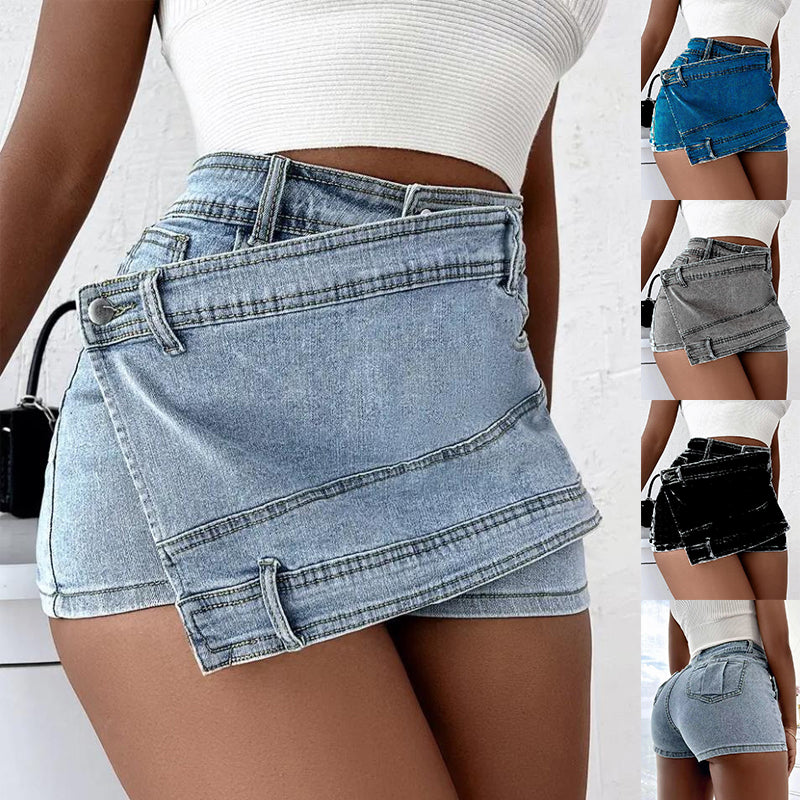 Vintage Denim Skorts 